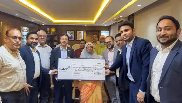 শ্রমিক কল্যাণ তহবিলে ১৮ কোটি ৪১ লাখ টাকা অনুদান দিল বিএটি বাংলাদেশ