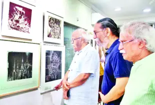 শুরু হলো পরম্পরার সাক্ষ্যবহ সফিউদ্দীন ছাপচিত্র উৎসব