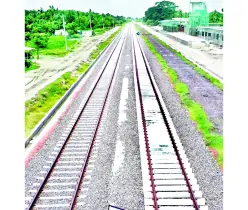 যশোর-ঢাকা রেলপথ নির্মাণ শেষ পর্যায়ে