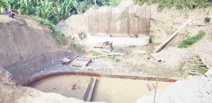 বান্দরবানে নিম্নমানের  সামগ্রী দিয়ে গার্ডার   ব্রিজ নির্মাণ