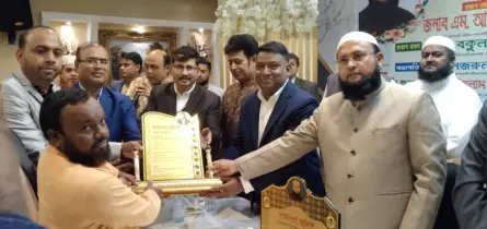 রিয়াদে উসমান গনি রাসেল ও আলাউদ্দিনকে নাগরিক সংবর্ধনা