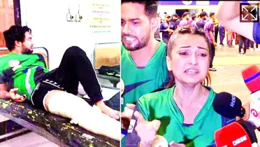 খেলার মাঠে সেলিব্রিটিদের হাতাহাতি