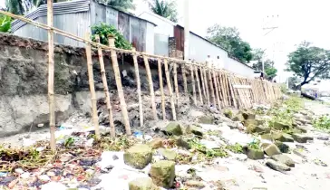 মুন্সীগঞ্জে ধলেশ্বরী তীর রক্ষা বাঁধে ধস