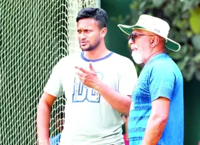 অনুশীলন শুরু সাকিবের