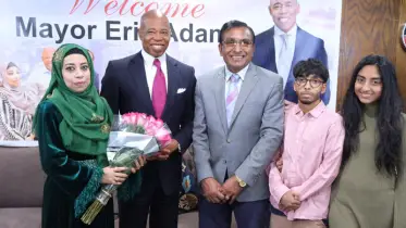 নিউইয়র্কে বাংলাদেশি কমিউনিটির সঙ্গে মেয়র এরিকের মতবিনিময়