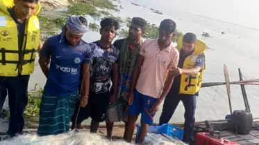 জব্দ ৬৭২ কেজি ইলিশ, আটক ৮৮ জেলে 