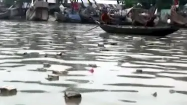 বছরে ১০ মেট্রিক টন প্লাস্টিক-পলিথিন নদীতে ফেলছে জেলেরা