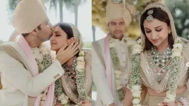 বিয়ে করলেন রাঘব ও পরিণীতি চোপড়া