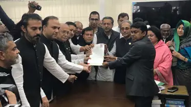 মনোনয়ন ফরম জমা দিলেন আওয়ামী লীগ সভাপতি