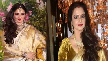 শাড়িতে কি রহস্য আছে রেখার?