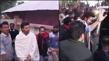 পাবনায় শাকিব খানকে দেখতে ভক্তদের ঢল