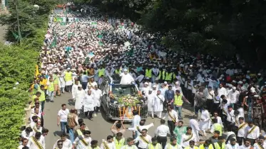 রাজধানীতে ধর্মীয় শোভাযাত্রা অনুষ্ঠিত