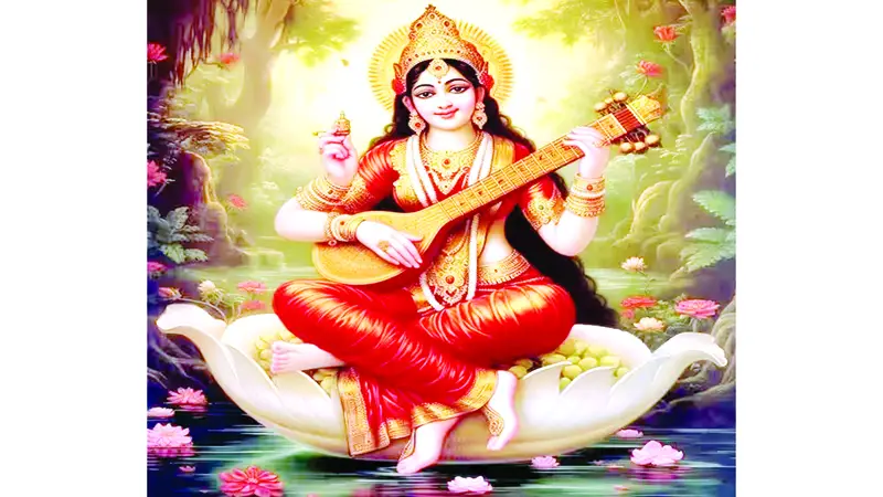 হিন্দু ধর্মাবলম্বীদের সরস্বতী পূজা আজ হিন্দু ধর্মাবলম্বীদের সরস্বতী পূজা আজ