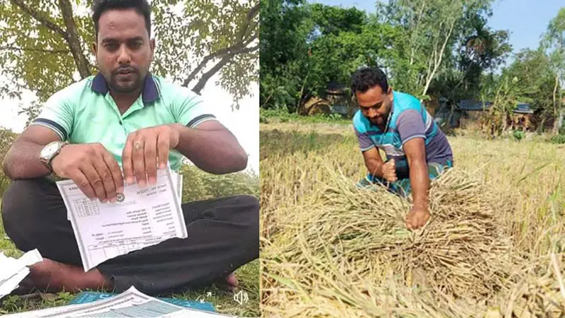 সার্টিফিকেট ছিঁড়ে ফেলা সেই বাদশা এখন কৃষক