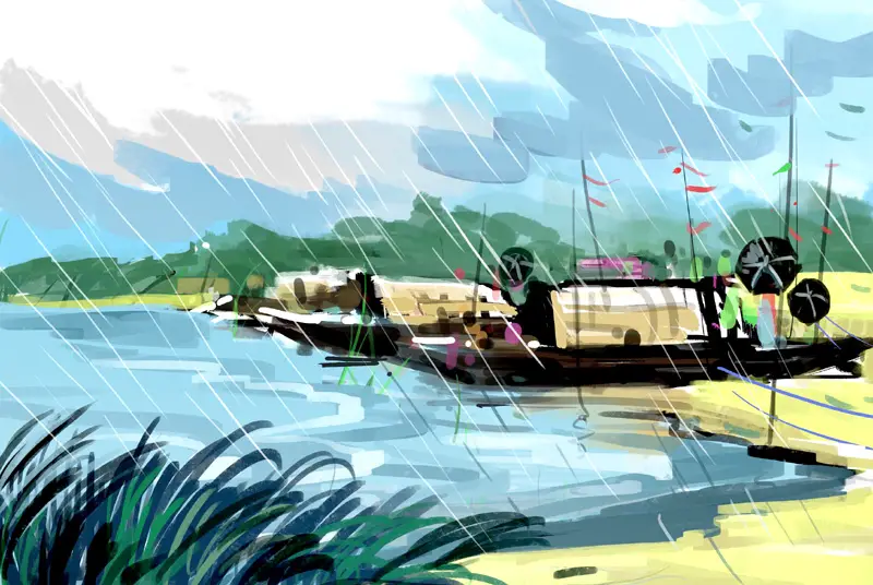 বর্ষার তুলনাহীন সৌন্দর্য বর্ষার তুলনাহীন সৌন্দর্য