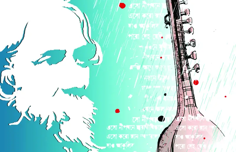 রবীন্দ্রনাথের বর্ষার গান ॥ প্রেম ও বেদনার অশ্রু-উৎস রবীন্দ্রনাথের বর্ষার গান ॥ প্রেম ও বেদনার অশ্রু-উৎস
