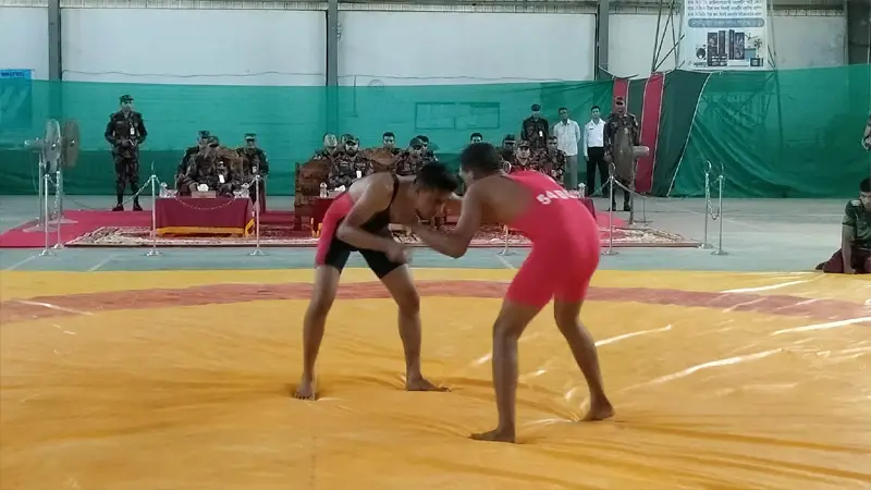 খাগড়াছড়িতে সেক্টর আন্তঃ ব্যাটালিয়ন কুস্তি প্রতিযোগিতা খাগড়াছড়িতে সেক্টর আন্তঃ ব্যাটালিয়ন কুস্তি প্রতিযোগিতা