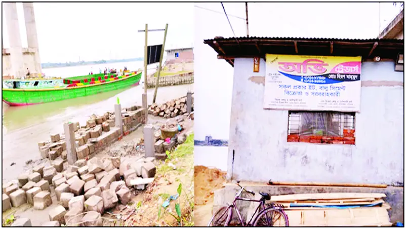 কীর্তনখোলার তীর বেদখল কীর্তনখোলার তীর বেদখল