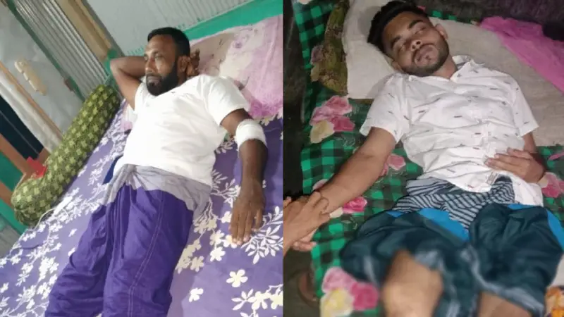প্রধানমন্ত্রীর জন্মদিনের পোস্টার সাঁটাতে গিয়ে হামলার শিকার প্রধানমন্ত্রীর জন্মদিনের পোস্টার সাঁটাতে গিয়ে হামলার শিকার