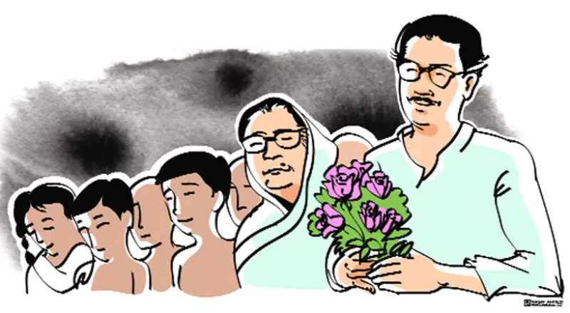 প্রভাত ফেরীতে মুজিব প্রভাত ফেরীতে মুজিব