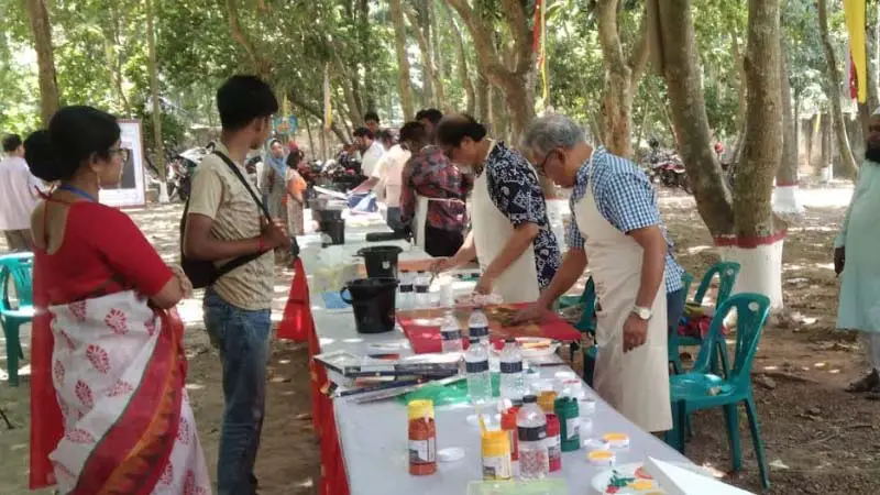 বরেণ্য চিত্রশিল্পীদের নিয়ে সুলতানের বাগান বাড়িতে আর্ট ক্যাম্প