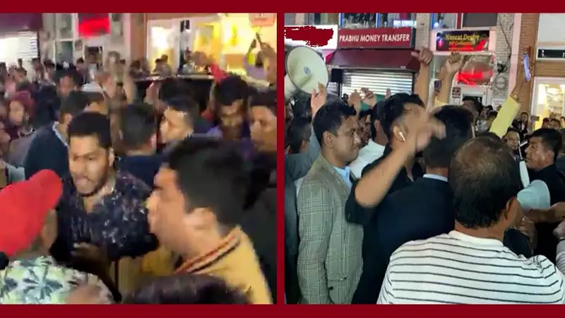 নিউইয়র্কে আ.লীগ ও বিএনপির মারামারি