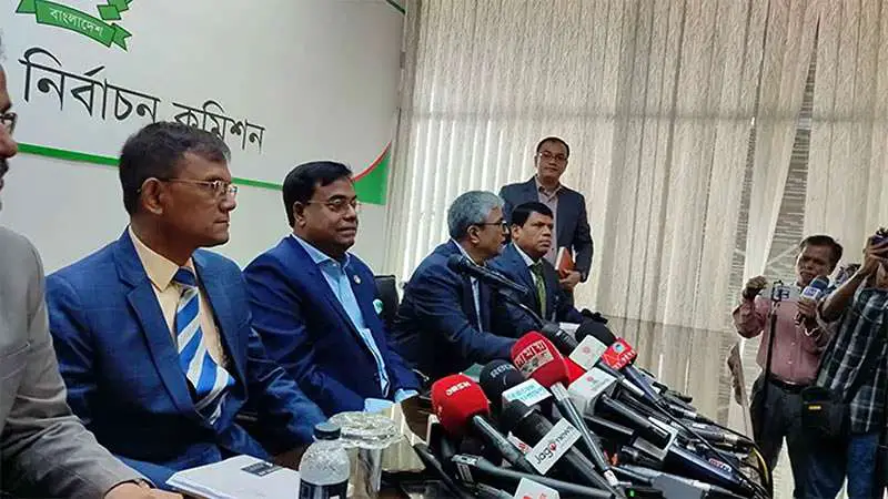 সন্ধ্যায় নির্বাচনের তফসিল ঘোষণা সন্ধ্যায় নির্বাচনের তফসিল ঘোষণা