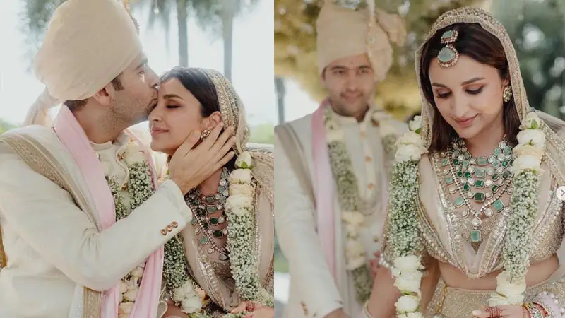 বিয়ে করলেন রাঘব ও পরিণীতি চোপড়া