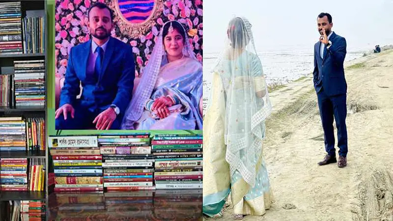 ‘বউ-শাশুড়ির বই ঘর’, বই নিয়ে শ্বশুরবাড়িতে নববধূ