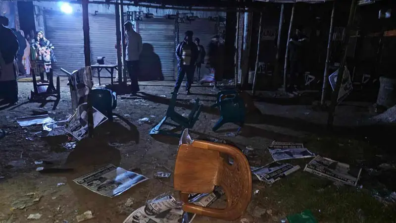 নাটোর-২ আসনে স্বতন্ত্র প্রার্থীর নির্বাচনী ক্যাম্প ভাঙচুরের অভিযোগ নাটোর-২ আসনে স্বতন্ত্র প্রার্থীর নির্বাচনী ক্যাম্প ভাঙচুরের অভিযোগ