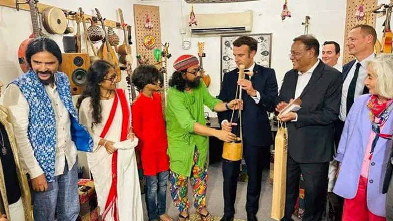 ঢাকায় এসে মধ্যরাতে কেনো রাহুলের স্টুডিওতে ফরাসি প্রেসিডেন্ট? ঢাকায় এসে মধ্যরাতে কেনো রাহুলের স্টুডিওতে ফরাসি প্রেসিডেন্ট?