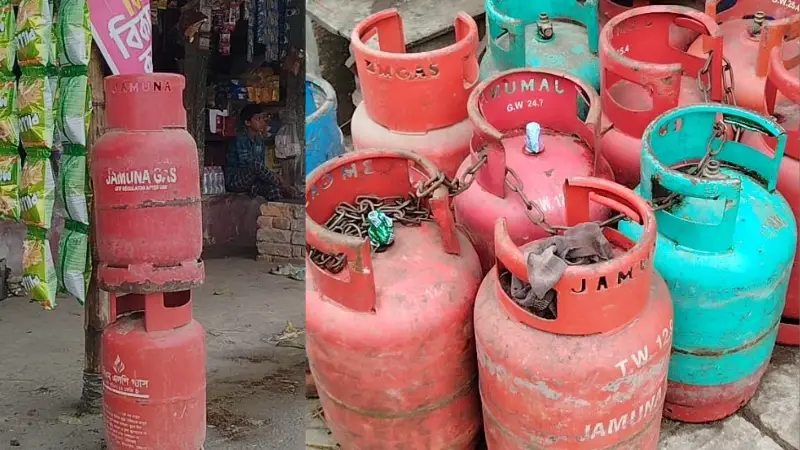 পাড়া-মহল্লার মুদি দোকানেও দেদারসে বিক্রি হচ্ছে গ্যাসের সিলিন্ডার পাড়া-মহল্লার মুদি দোকানেও দেদারসে বিক্রি হচ্ছে গ্যাসের সিলিন্ডার