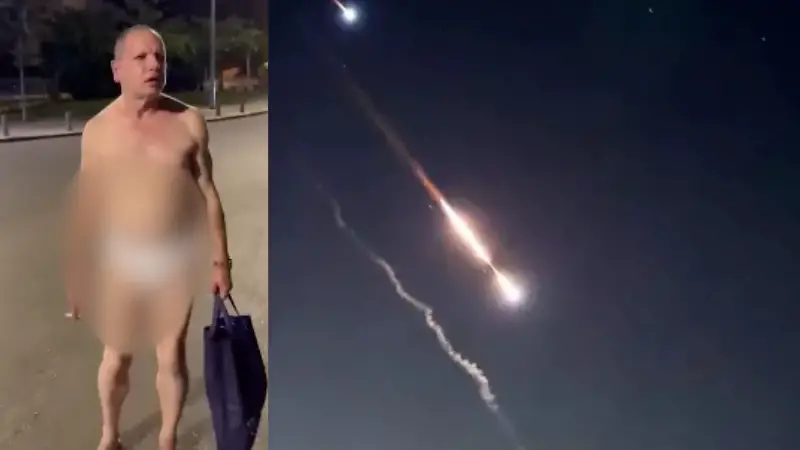 ইরানের হামলায় কাপড় পরারও সময় পাচ্ছে না ইসরায়েলিরা!