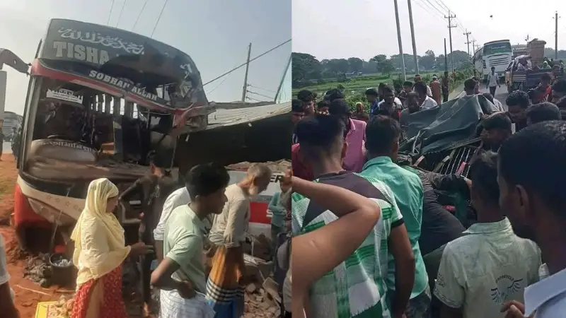 ময়মনসিংহে সড়কে ঝরল বাবা-ছেলেসহ ৪ জনের প্রাণ ময়মনসিংহে সড়কে ঝরল বাবা-ছেলেসহ ৪ জনের প্রাণ