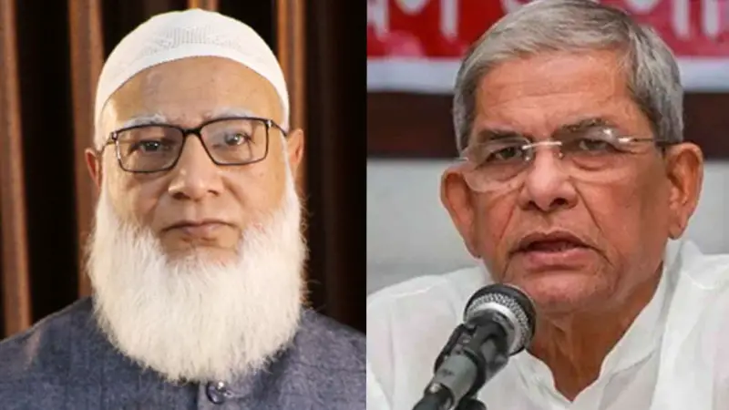 জামায়াত আমিরকে দেখতে হাসপাতালে মির্জা ফখরুল জামায়াত আমিরকে দেখতে হাসপাতালে মির্জা ফখরুল