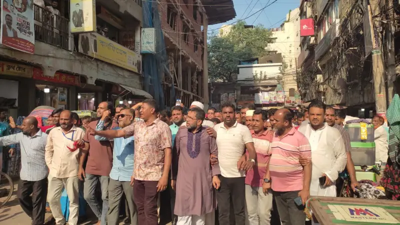 সন্ত্রাস-চাঁদাবাজির বিরুদ্ধে বিএনপির বিক্ষোভ মিছিল