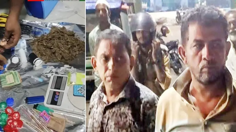 খাবার হোটেলের আড়ালে মাদক ব্যবসা, আটক ২ খাবার হোটেলের আড়ালে মাদক ব্যবসা, আটক ২