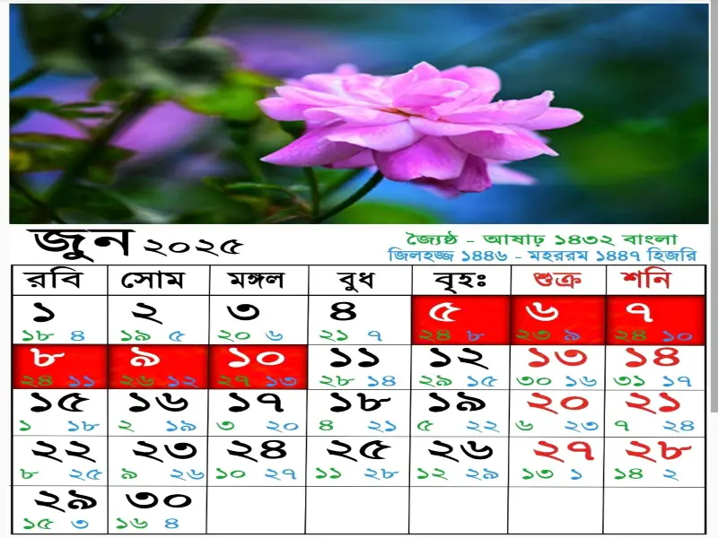 দিবসে ভরা জুন মাস দিবসে ভরা জুন মাস