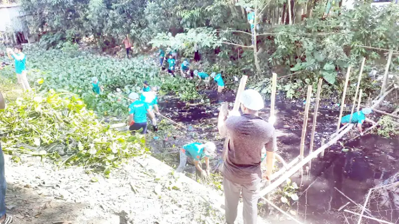 খালের পানি প্রবাহ টিকিয়ে রাখতে দুই পাড়বাসীকে এগিয়ে আসার আহ্বান খালের পানি প্রবাহ টিকিয়ে রাখতে দুই পাড়বাসীকে এগিয়ে আসার আহ্বান