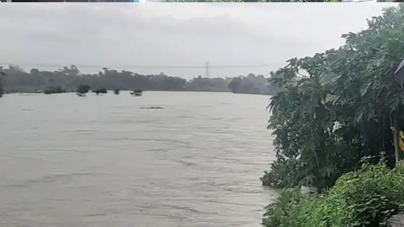 বিপদসীমার উপরে হালদার পানি