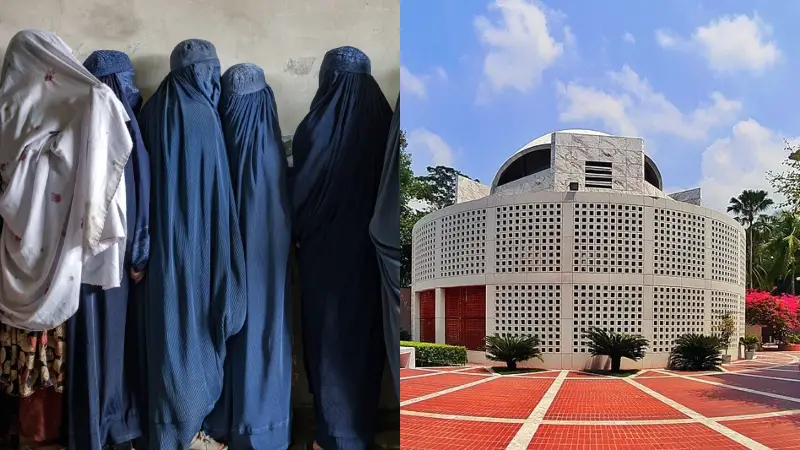 শেখ মুজিবের ভিটায় তালেবানি ফতোয়া, বাজারে যেতে পারবেন না মহিলারা! শেখ মুজিবের ভিটায় তালেবানি ফতোয়া, বাজারে যেতে পারবেন না মহিলারা!