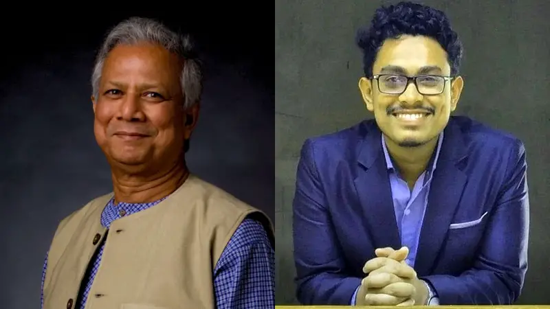 ড. ইউনূসকে সর্বপ্রথম সরকার প্রধান হওয়ার আমন্ত্রণ জানান শিবিরের সাদিক কায়েম! ড. ইউনূসকে সর্বপ্রথম সরকার প্রধান হওয়ার আমন্ত্রণ জানান শিবিরের সাদিক কায়েম!