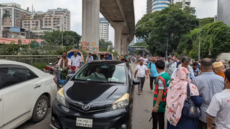 জামায়াতের ঐতিহাসিক সমাবেশে যানচলাচল স্বাভাবিক রাখার চেষ্টা জামায়াতের ঐতিহাসিক সমাবেশে যানচলাচল স্বাভাবিক রাখার চেষ্টা