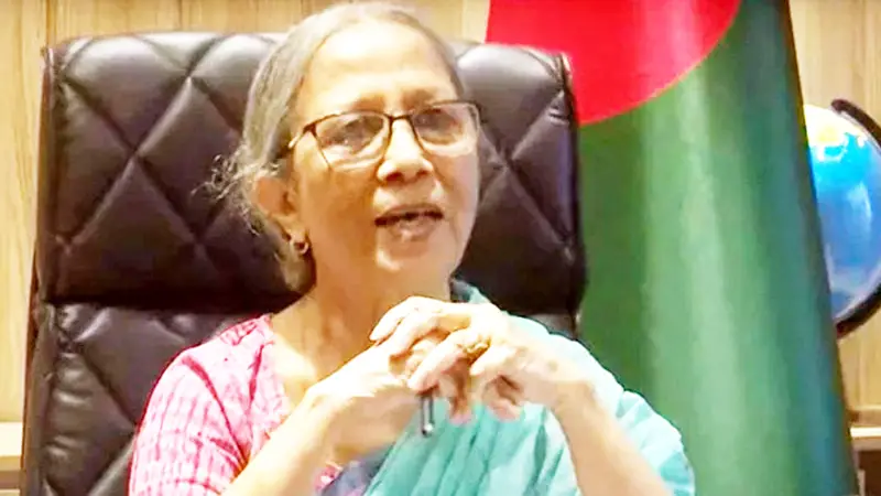 ভারত গণঅভ্যুত্থান ঠেকাতে পারেনি ॥ উপদেষ্টা ফরিদা ভারত গণঅভ্যুত্থান ঠেকাতে পারেনি ॥ উপদেষ্টা ফরিদা