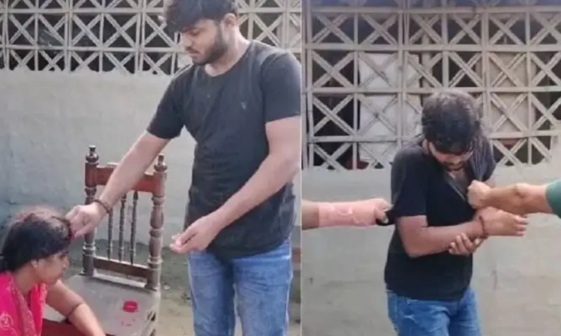 স্ত্রীকে জোর করে ভাতিজার সঙ্গে বিয়ে দিলেন যুবক, ভাইরাল ভিডিও স্ত্রীকে জোর করে ভাতিজার সঙ্গে বিয়ে দিলেন যুবক, ভাইরাল ভিডিও
