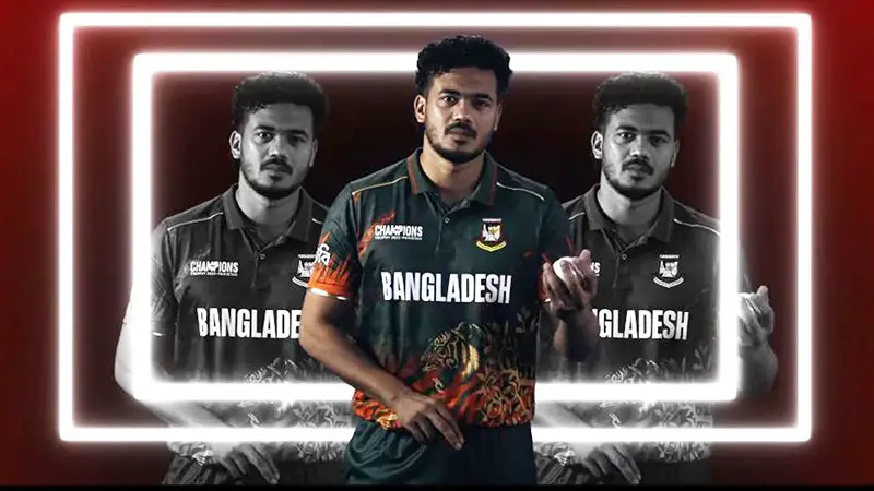 শান্তদের চ্যাম্পিয়ন্স ট্রফির জার্সি প্রকাশ শান্তদের চ্যাম্পিয়ন্স ট্রফির জার্সি প্রকাশ