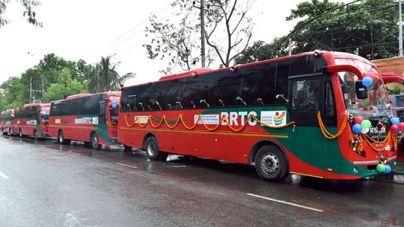 গুলিস্তান-গাজীপুর রুটে চালু হচ্ছে বিআরটিসি এসি বাস গুলিস্তান-গাজীপুর রুটে চালু হচ্ছে বিআরটিসি এসি বাস
