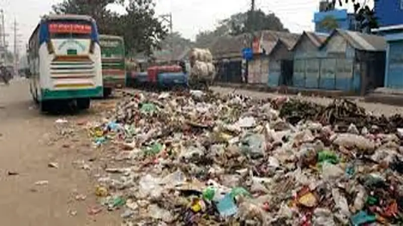 প্রবেশপথে ময়লার ভাগাড় প্রবেশপথে ময়লার ভাগাড়