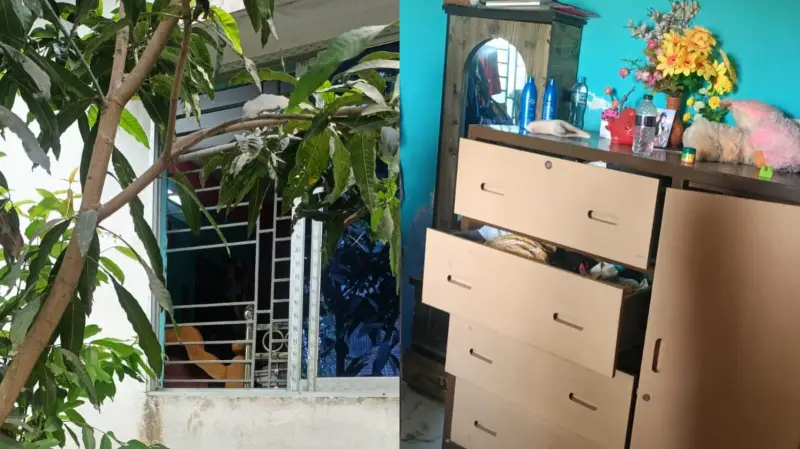 জানালার গ্রিল কেটে ২১ ভরি স্বর্ণালঙ্কারসহ নগদ টাকা চুরি জানালার গ্রিল কেটে ২১ ভরি স্বর্ণালঙ্কারসহ নগদ টাকা চুরি