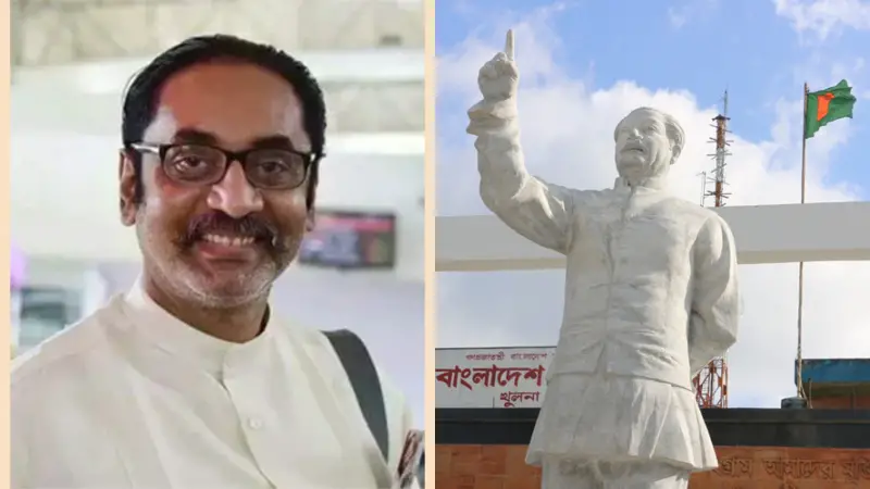 এবার খুলনা বিশ্ববিদ্যালয়ে শেখ মুজিবের ভাস্কর্য ভাঙ্গার ডাক দিলেন পিনাকী এবার খুলনা বিশ্ববিদ্যালয়ে শেখ মুজিবের ভাস্কর্য ভাঙ্গার ডাক দিলেন পিনাকী